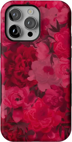 Vista 90 de Casely - Funda para iPhone 14 Pro Max, flores pintadas, Frida Kahlo Floral Girly, compatible con MagSafe