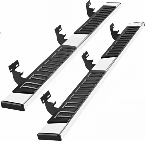 Vista 11 de PZ - Estribos de 6 pulgadas compatibles con Dodge Ram 1500 Crew Cab 2009 - 2018 (incluye 2019 - 2024 1500 Classic), Ram 2500 3500 2010 - 2024 Negro