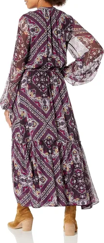 Vista 2 de Ramy Brook Vestido largo de manga larga Tabitha para mujer