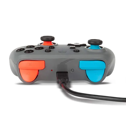 Vista 10 de PowerA Nano Enhanced Wireless Controller for Nintendo Switch - Grey-Neon Works with Nintendo Switch Lite Bluetooth Controller Gamepad Compact