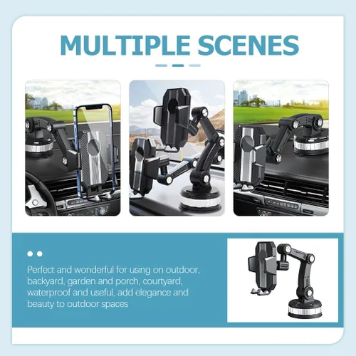 Vista 5 de ARTIBETTER Soporte universal para teléfono celular de coche, soporte universal para teléfono móvil de coche, soporte para teléfono celular de coche