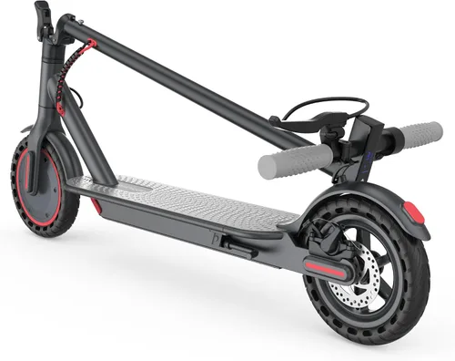 Vista 11 de Electric Scooter- 8.5"/10''Solid Tires, 350W/500W Motor, Up to 19/22MPH& 12/16/21/23Miles Long-Range Scooter with Double Braking System Verde07