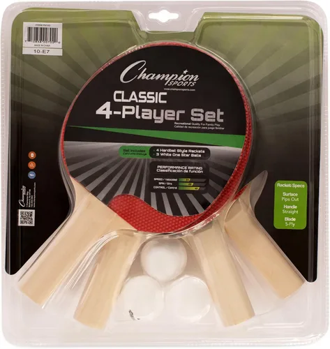 Vista 10 de Champion Sports Champion Sports Table Tennis Net Negro/Rojo