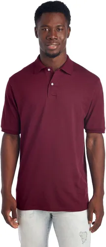Vista 8 de Jerzees Men's Short Sleeve SpotShield Polo Shirts, Stain Resistant, Sizes S-5X Negro