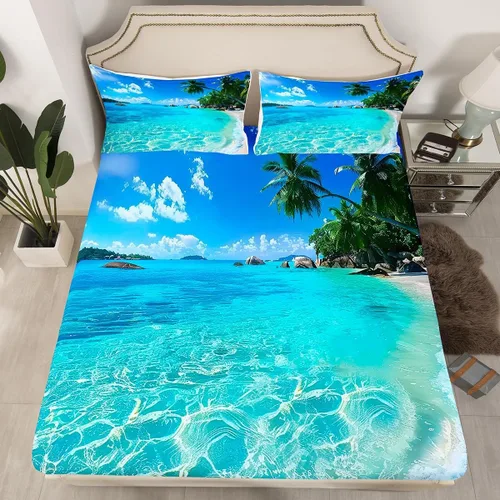 Vista 46 de Ropa de cama de 2 piezas, estilo rústico de granja, juego de ropa de cama para adolescentes y adultos, sábanas bajeras, ropa de cama ajustable