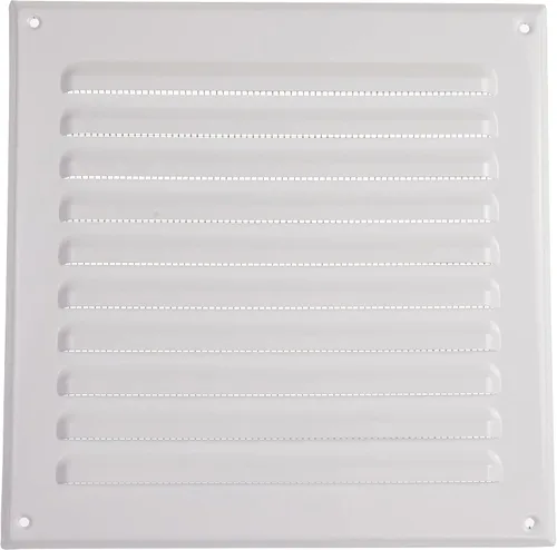 Vista 26 de Vent Systems - Cubierta de rejilla de ventilación de aire de alero rectangular de metal negro de 3 x 10 pulgadas (interior), deflector