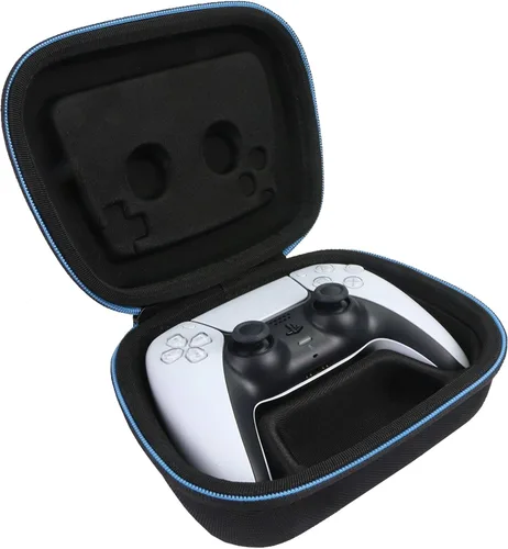Vista 2 de Baval - Carcasa rígida de repuesto para Sony Playstation 5 PS5 DualSense Wireless Controller (negro)
