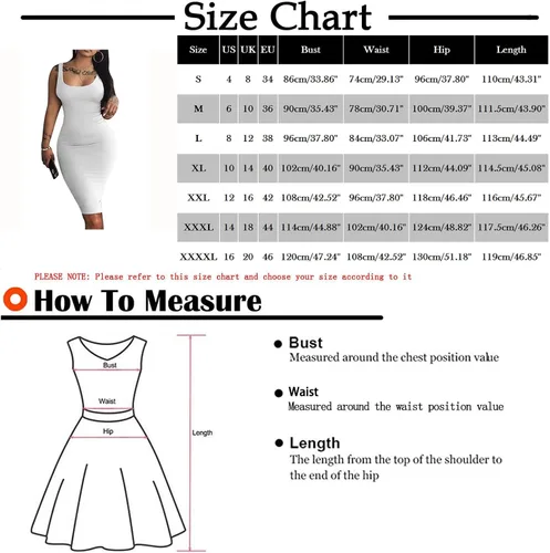 Vista 3 de ZEFOTIM Vestido del 4 de julio para mujer, sexy, sin mangas, con tirantes delgados, cuello en U, entallado, midi, casual, verano, bandera