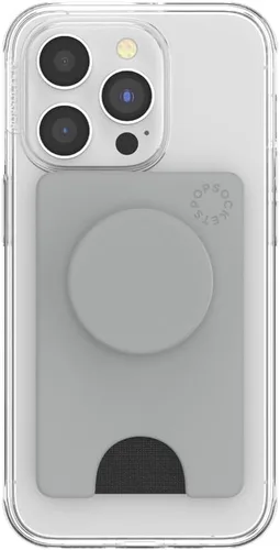 Vista 7 de Cartera para teléfono PopSockets con soporte expandible, tarjetero para teléfono - Gris tecnológico Gris(Tech Grey)