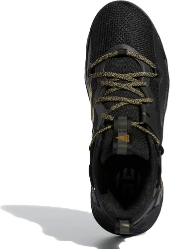 Vista 5 de adidas Tenis de baloncesto unisex para adultos Harden Stepback 3 Núcleo negro y blanco