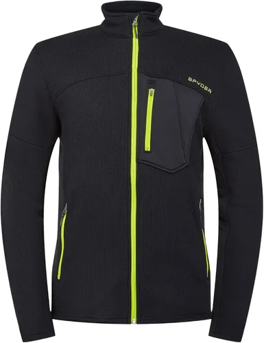 Vista 24 de Spyder Chaqueta híbrida de capa media con cremallera completa para hombre Azul etéreo