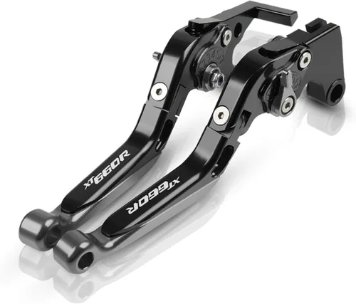 Vista 13 de Palanca de embrague de freno ajustable extensible para motocicleta Yamaha XT660R XT660 R 2014 2015 2016 2004-2017