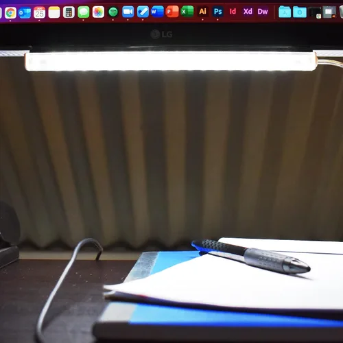 Vista 6 de TrueColor - Barra de luz LED alimentada por USB con cubierta esmerilada para debajo del gabinete, debajo del monitor, retroiluminación de TV, fácil