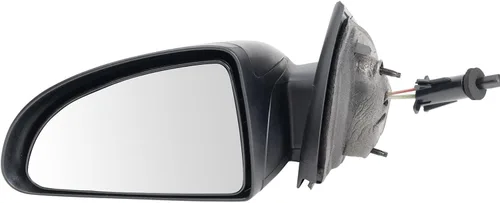 Vista 62 de TRQ Espejo plegable con calefacción eléctrica del lado del conductor con indicador de punto ciego pintura a juego negro liso compatible con Kia