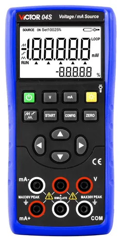Vista 3 de Victor/RuoShui Calibración multifunción 11+ Calibrador de proceso multifuncional profesional de corriente y voltaje Fuente de señal de proceso