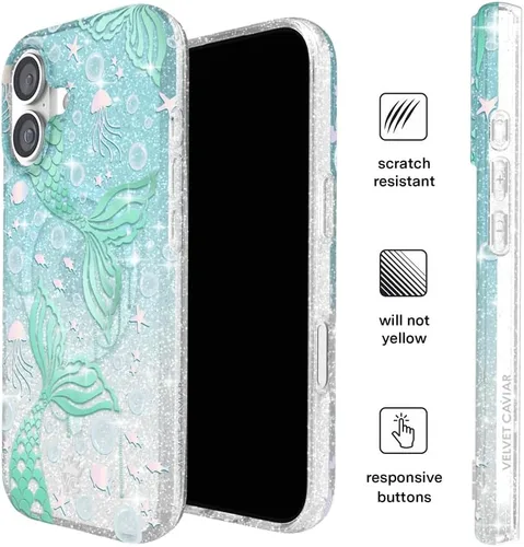 Vista 1255 de VELVET CAVIAR Funda para iPhone 15, compatible con MagSafe, probada contra caídas de 10 pies, fundas protectoras de diseño, leopardo color rosa