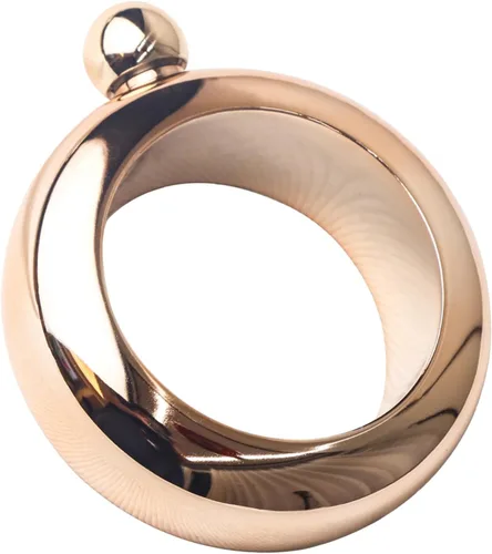 Vista 9 de 3.5oz suave acero inoxidable pulsera portátil frasco de cadera para almacenar whisky/alcohol colorido