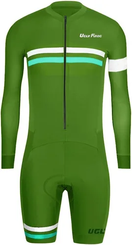 Vista 91 de UGLY FROG Traje de triatlón para hombre de manga corta Jersey de piernas cortas Skinsuit Tri Kit Ciclismo Skinsuit Team Bike Ropa