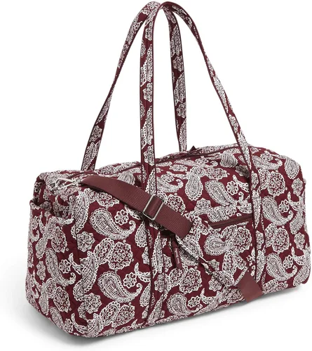 Vista 3 de Vera Bradley Women's Cotton Collegiate Large Travel Duffle Bag (Multiple Teams Available)