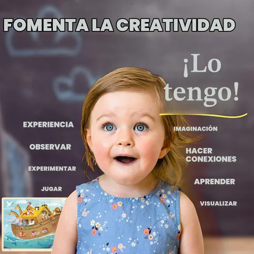 Vista 7 de Rompecabezas de 24 piezas para niños de 3 años, Arca de Noé