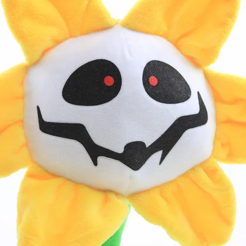 Vista 5 de Flowey Juguete de peluche de 10 pulgadas con figura de girasol para regalo