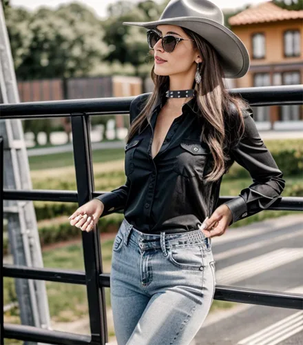 Vista 2 de Manfnee Gargantilla punk con cuello de espiga, collar de cuero sintético, pulsera ajustable gótica