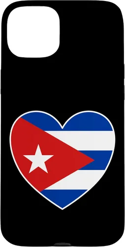 Vista 9 de iPhone 13 Pro Max I Heart Cuba - Divertida funda con bandera cubana