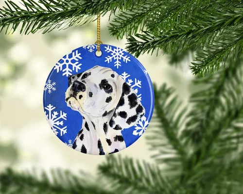 Vista 182 de Caroline's Treasures Cavalier Spaniel - Adorno de cerámica para colgar en el árbol de Navidad, para el hogar, Navidad, fiestas, regalo, 3 pulgadas