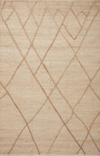 Vista 8 de Loloi Bodhi Collection BOD-02 Ivory/Natural 2'-3" x 3'-9" Accent Rug