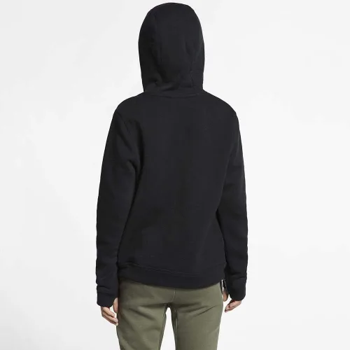 Vista 5 de Nike Sudadera deportiva con capucha para niños (S, negroblanco)