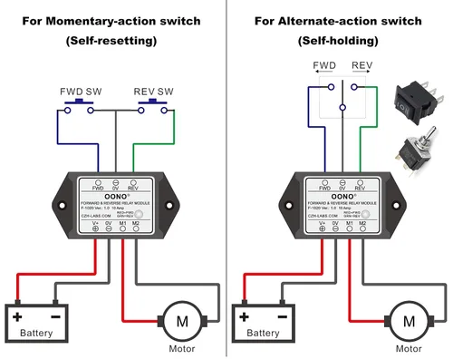 Vista 2 de Módulo de relé de avance y retroceso para motor/actuador lineal, módulo de relé de inversión (DC 5V)