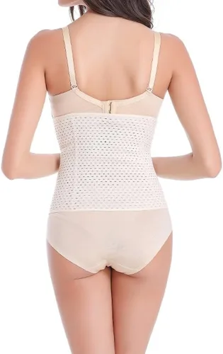 Vista 4 de Valentina - Corsé para entrenamiento de cintura para mujer, 3 ganchos