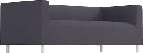 Vista 2 de La funda de repuesto para sofá biplaza Klippan es compatible por encargo para la funda de sofá biplaza IKEA Klippan, un reemplazo de funda de sofá.