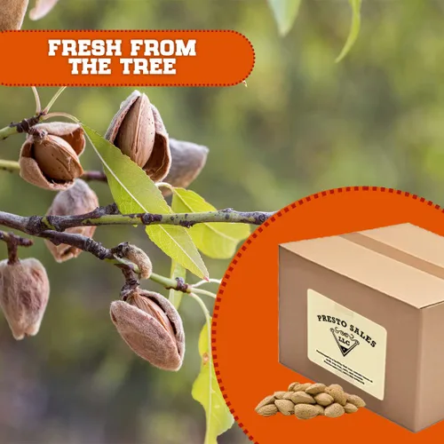 Vista 6 de Almendras, sabrosas y frescas, con cáscara cruda, perfectamente natural, calidad, aumenta tus niveles de energía, mantiene tu piel saludable y joven