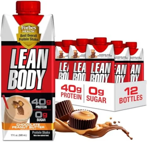Vista 21 de LEAN BODY - Paquete variado de 8 sabores, 1.41 onzas de proteína, cero azúcar, 24 vitaminas y minerales para apoyar la salud inmunológica, 17 onzas