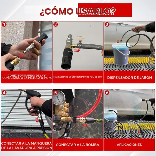 Vista 2 de Lavadora a presión de inyección química de largo alcance ajustable