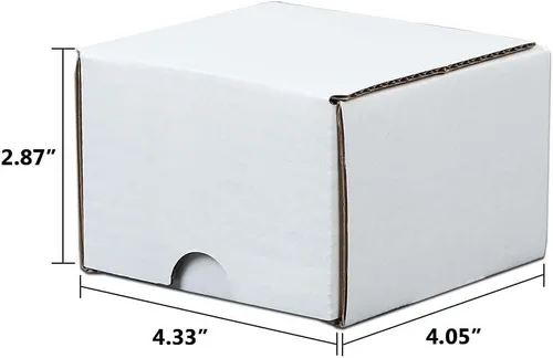 Vista 6 de PIT66 Caja de almacenamiento de 200 tarjetas intercambiables, paquete de 50 cajas de almacenamiento de cartón corrugado para tarjetas