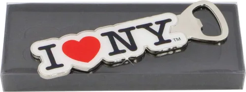 Vista 2 de Abrebotellas I Love NY (blanco)