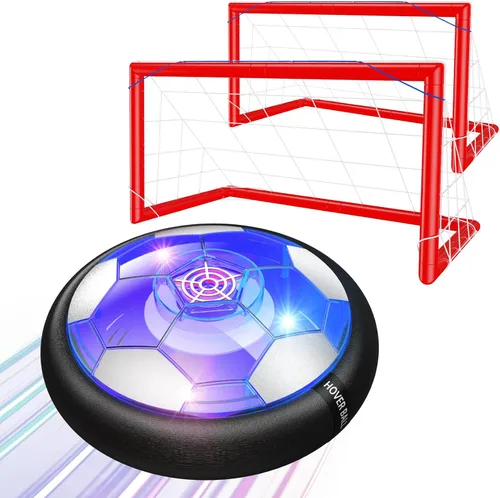 Vista 8 de Pelota de Fútbol Flotante Juguetes para Niños y Niñas de 3 4 5 6 7 8-12 Años, Pelota Flotante Recargable con Luces LED Coloridas y Espuma