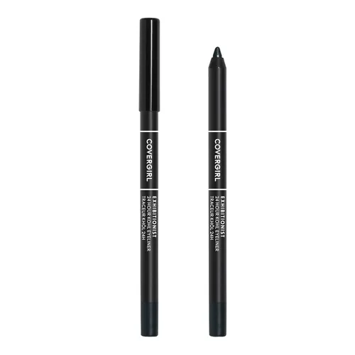 Vista 2 de COVERGIRL Exhibitionist - Delineador de ojos Kohl de 24 horas, negro, delineador de ojos de gel, 0.04 Fl Oz, delineador de ojos negro, delineador