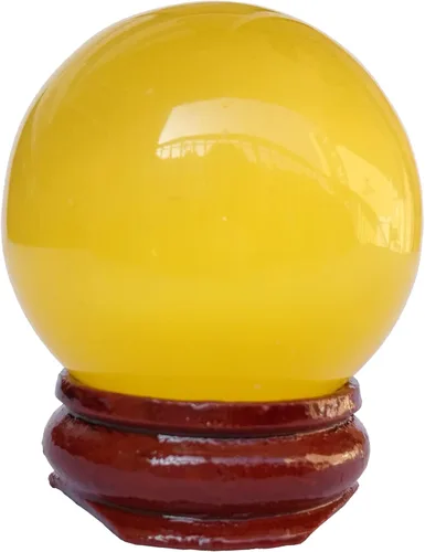 Vista 5 de Escultura de esfera de adivinación de cristal curativo de labradorita negra de 1.575 pulgadas, bola de piedras preciosas, colección decorativa