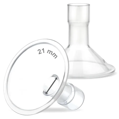 Vista 38 de Maymom MyFit Crater Series - Protector de pecho pequeño de 0.394 in con diseño de dos piezas compatible con piezas de bomba Medela; reemplazo