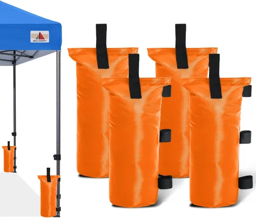 Vista 16 de ABCCANOPY - Juego de anclaje de 4 bolsas de arena de 112 libras para toldos desplegables para exteriores