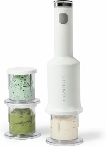 Vista 10 de MAGNIFIQUE Máquina para hacer helados, máquina de postres 5 en 1 Salvia