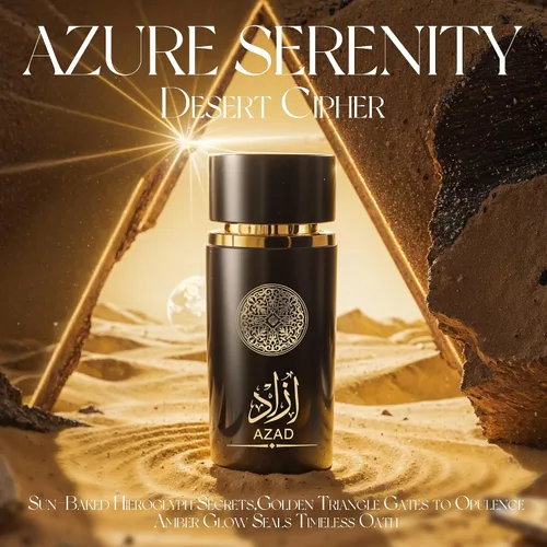 Vista 2 de AFLUXE AZAD Colonia para hombre, Eau de Parfum para hombre, aroma a madera