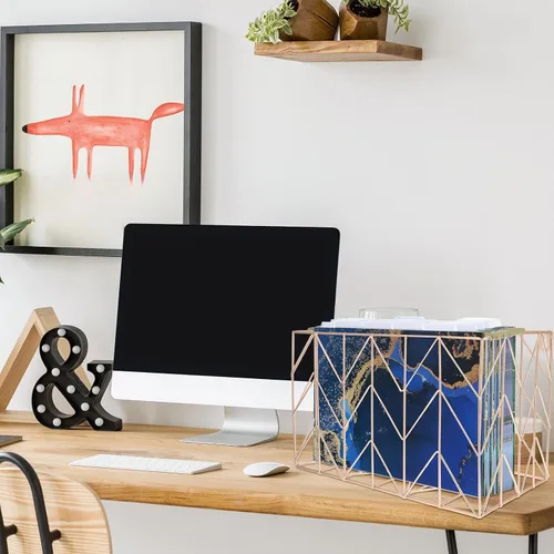 Vista 5 de 30 carpetas colgantes para archivos, organizador de archivos, carpetas colgantes de tamaño carta y carpetas interiores, carpetas decorativas