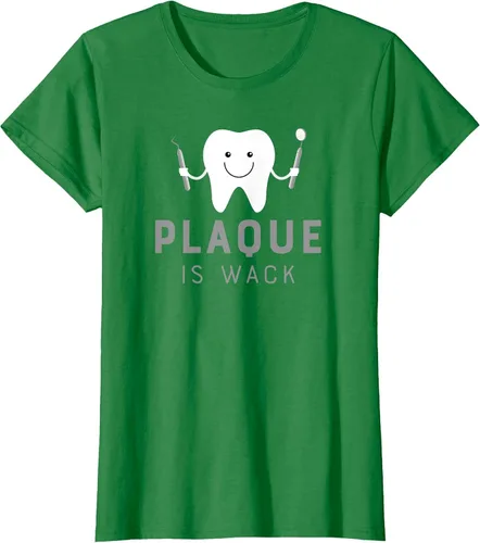 Vista 46 de Plaque is Wack Funny Dental Hygienist T-Shirt Asphalt Grey