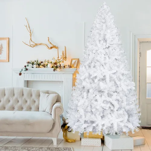 Vista 6 de Karl home Árbol de Navidad Artificial Negro de 6 pies, Árbol de Abeto Clásico con Soporte de Metal Resistente para Hogar, Oficina, Fiesta, Festival