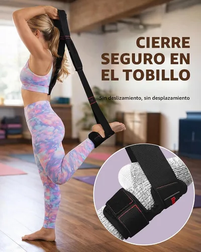 Vista 3 de THEFITGUY - Correa elástica cuádruple con puño seguro en el tobillo y 4