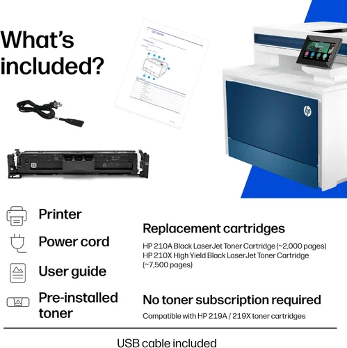Vista 7 de HP Color LaserJet Pro MFP 4301fdw Impresora a color Inalámbrica Todo